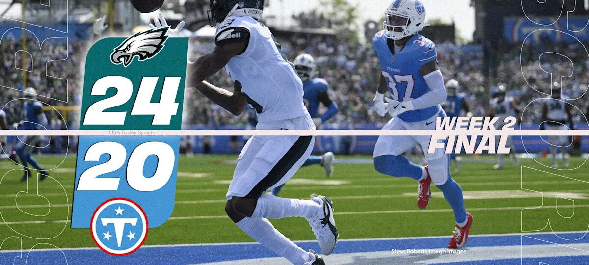 Tennessee Titans crumble in finals seconds, fall to Eagles, 24-20