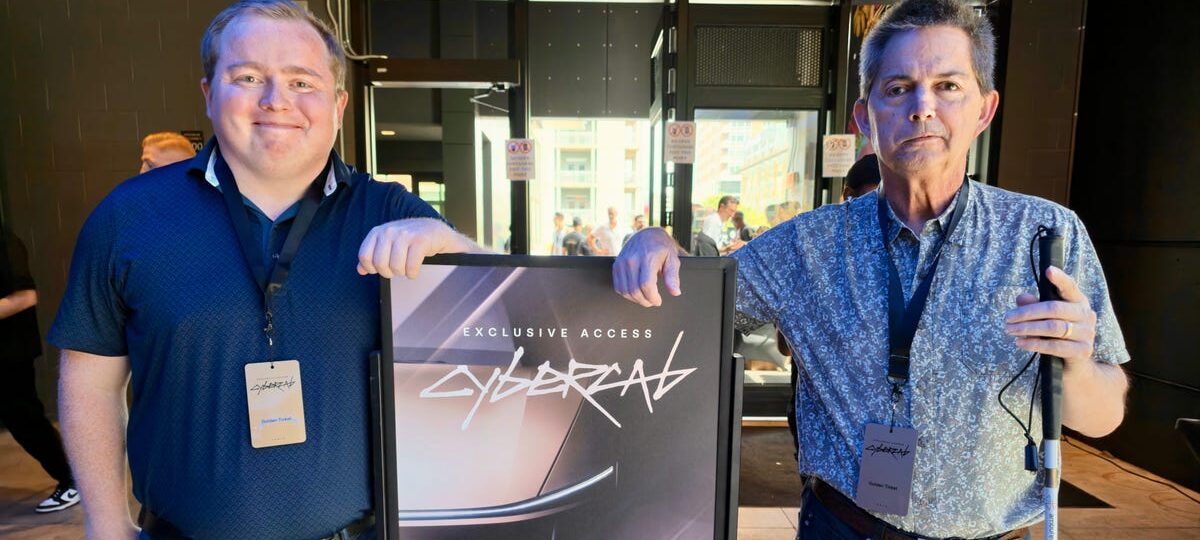 I lost my sight 5 years ago. Tesla's Cybercab gave me a glimpse of regaining my independence.