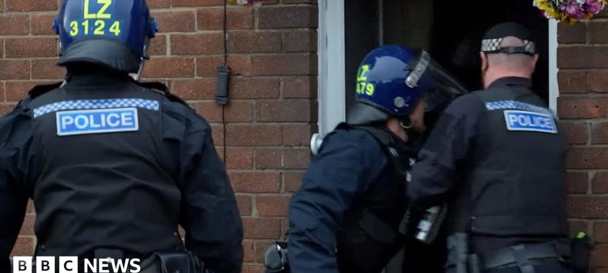 Watch: Police raid organised crime targets in Teesside