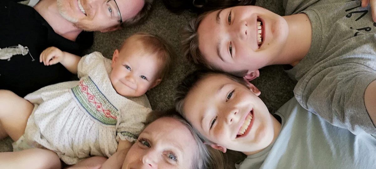 My partner and I had 4 boys between us. Our surprise daughter brought our blended families together.
