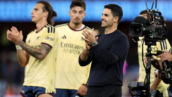 “A massive win” Arteta delighted Arsenal won at tough Villa Park