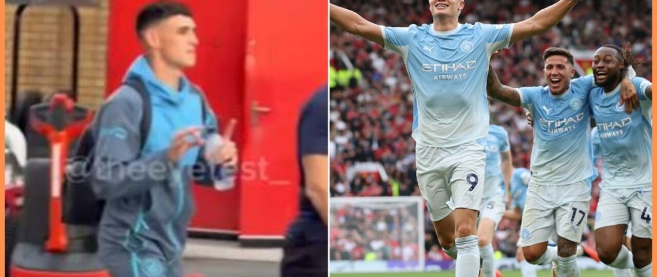 Video: Phil Foden trolls Manchester United fans with cheeky gesture after City’s Derby win
