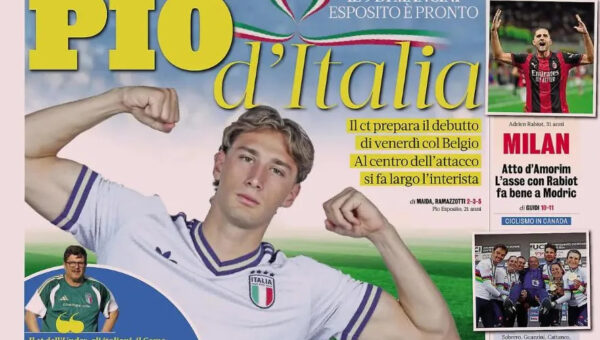 Today’s Papers – Pio Esposito ‘better’ than Toni, new Juventus goalkeepers