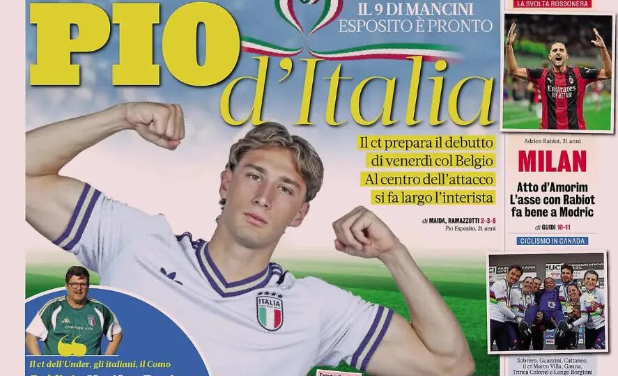 Today’s Papers – Pio Esposito ‘better’ than Toni, new Juventus goalkeepers
