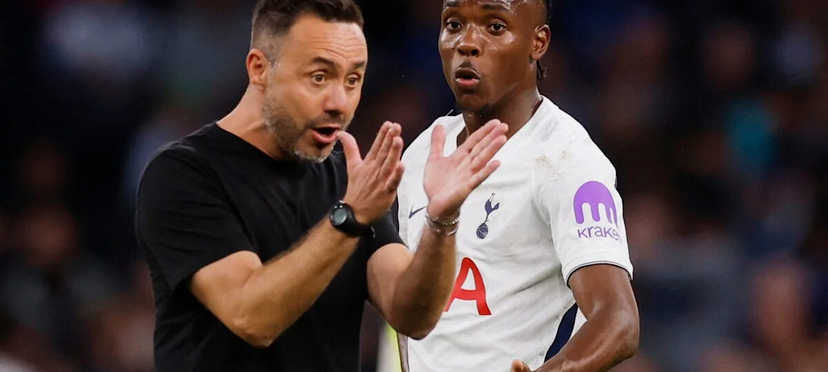 Roberto De Zerbi plays down row with Mathys Tel as Tottenham goal drought continues