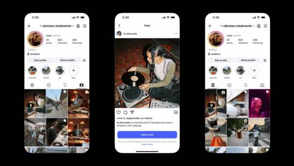 Instagram’s latest feature lets you add tagged posts to your profile grid