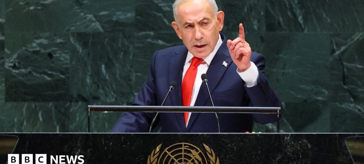 Netanyahu defends Israeli military actions in Middle East in UN speech