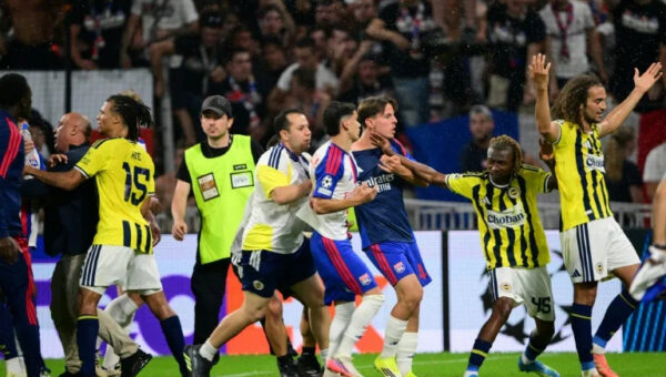 Greenwood, Guendouzi handed bans after Fenerbahce-Lyon brawl