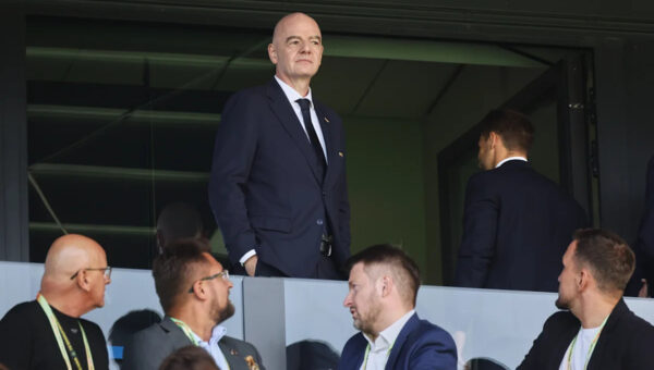Belgian federation says it can’t back Infantino for another FIFA term, cites Balogun red-card ruling