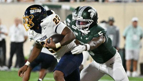 MSU football HC Pat Fitzgerald updates Jordan Hall’s injury status