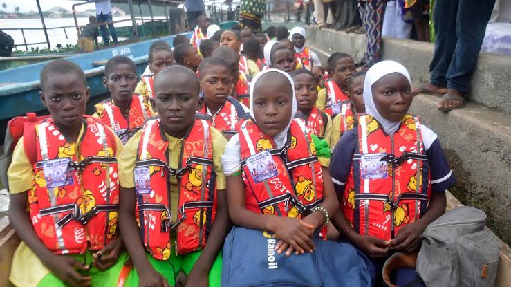 Lagos youth group inaugurates boat for pupils in riverine communities