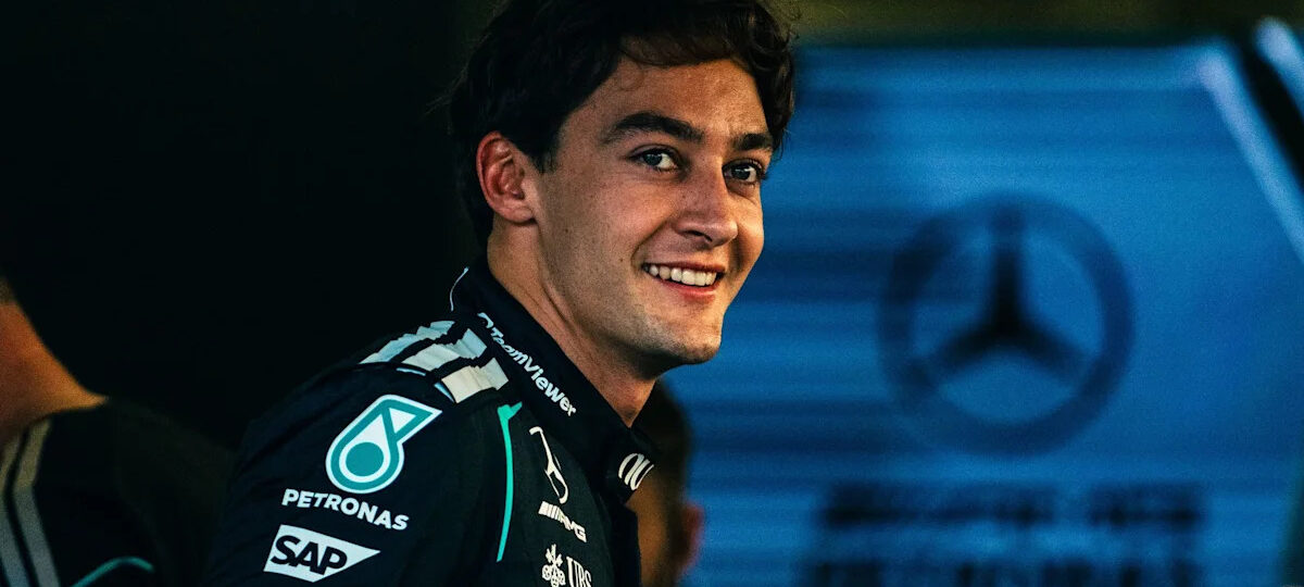 George Russell holds off Max Verstappen to claim victory in Azerbaijan