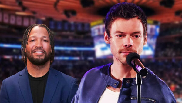 Knicks news: Watch Harry Styles blow Jalen Brunson's cover at MSG Night 9