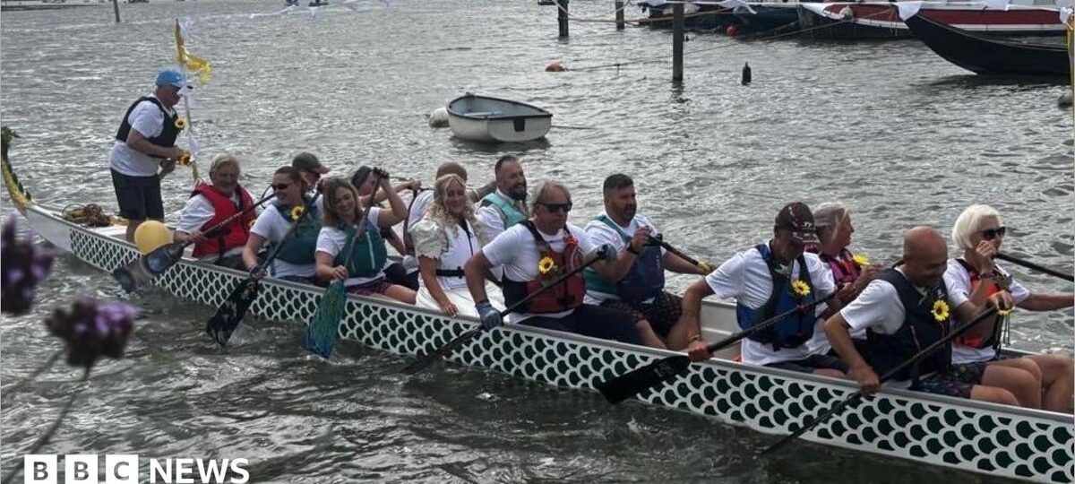 'I didn't want a wedding car, I wanted a dragon boat'