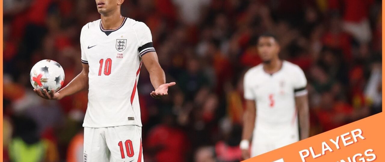 England player ratings vs Spain: Man City duo poor, Bellingham & Gordon the positives