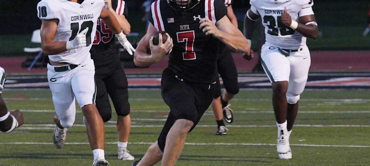 Rye football brings fireworks in season-opening win over Cornwall