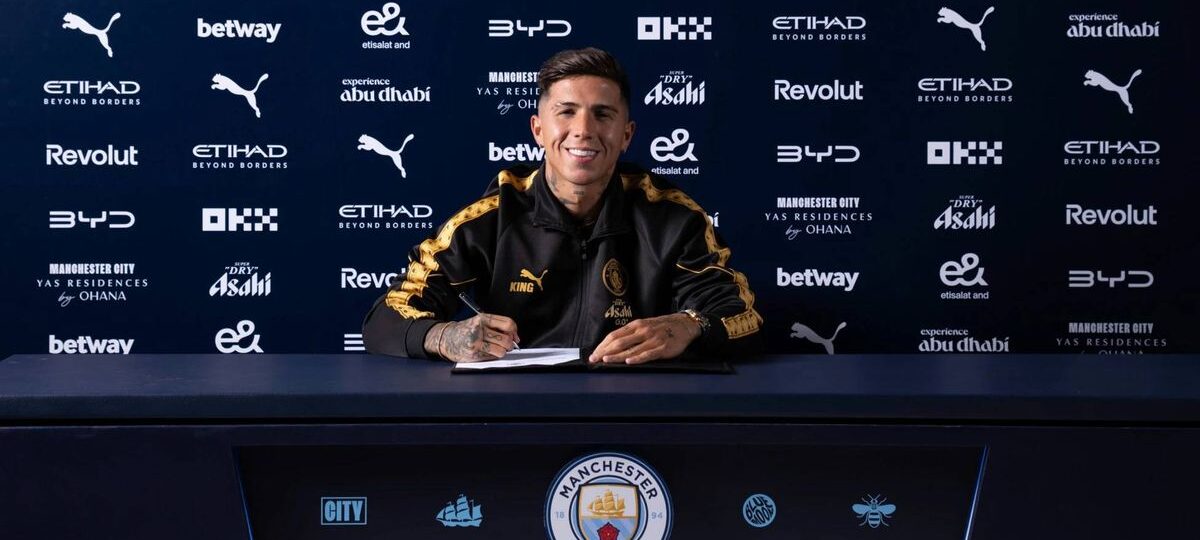 Enzo Fernandez joins Man City in £125m record deal, hails club “built for success” and targets more trophies