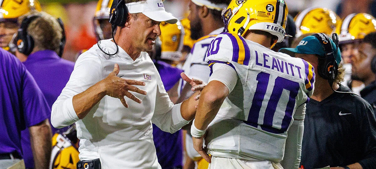 LSU football news: Lane Kiffin's fiery halftime speech allegedly leaked