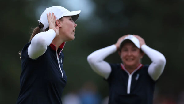Jennifer Kupcho shushes European crowd with late heroics Saturday at 2026 Solheim Cup