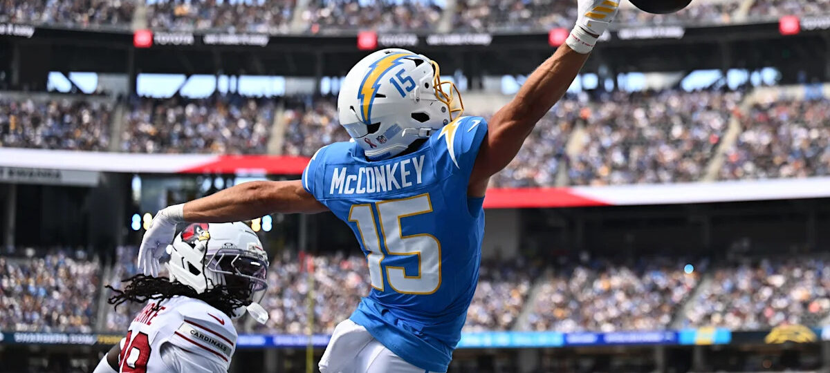 Ladd McConkey not practicing Wednesday