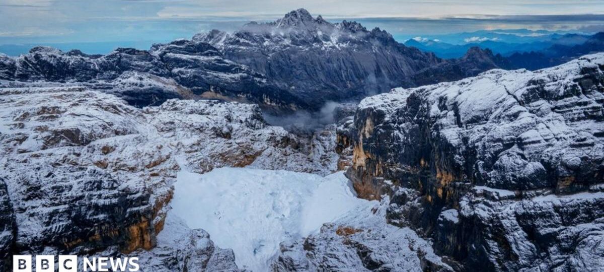 The treasured 'eternal snow' on this tropical island is about to disappear forever