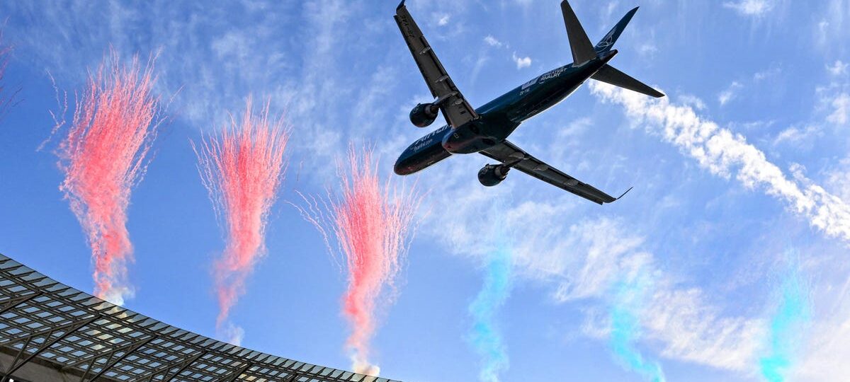 2 planes came shockingly close to crashing into a stadium on live TV. Now investigators are probing the incident.