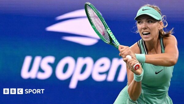 Boulter wins one game in 58-minute US Open defeat