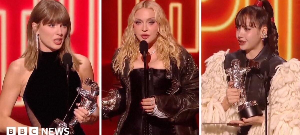 Watch: Madonna and Taylor Swift win big at the MTV VMAs