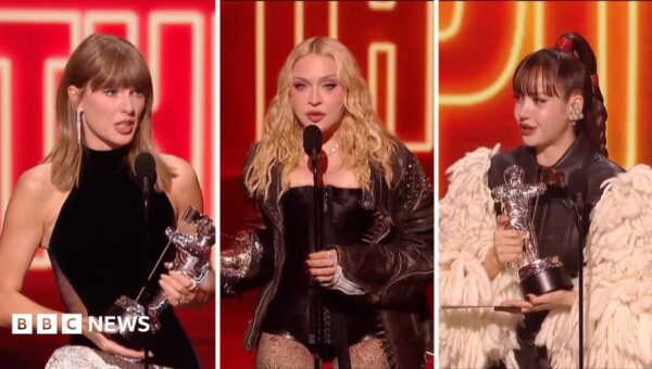Watch: Madonna and Taylor Swift win big at the MTV VMAs