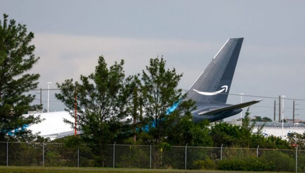 An Amazon Prime Air cargo plane crashed after it overshot a runway at Miami International Airport