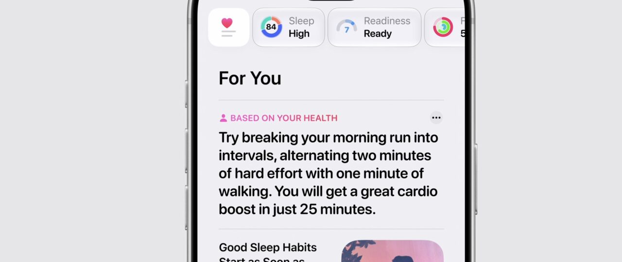 Apple’s revamped Health app will calculate your ‘health age’ and readiness score