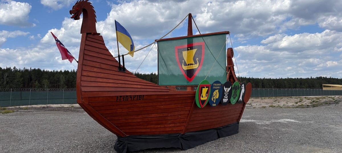 Inside the Viking-themed NATO camp where Ukrainian troops train for the front