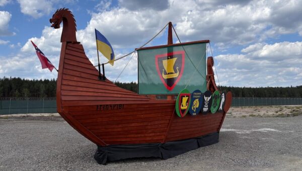 Inside the Viking-themed NATO camp where Ukrainian troops train for the front
