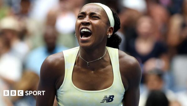 Gauff saves match points to set up Rybakina semi-final