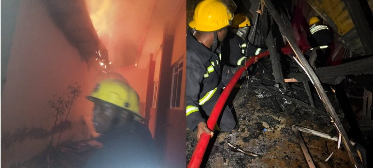 Goods worth millions destroyed as fire guts Ilorin shopping complex