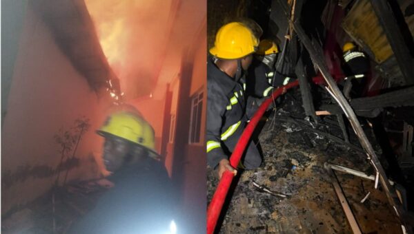Goods worth millions destroyed as fire guts Ilorin shopping complex