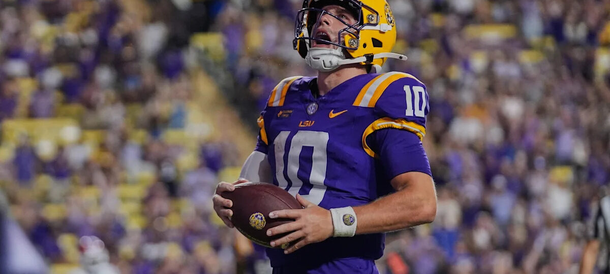 LSU QB Sam Leavitt upgraded to 'questionable' on the SEC injury report for the Mississippi game