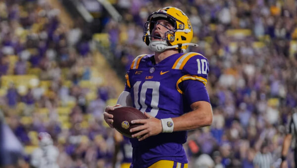 LSU QB Sam Leavitt upgraded to 'questionable' on the SEC injury report for the Mississippi game