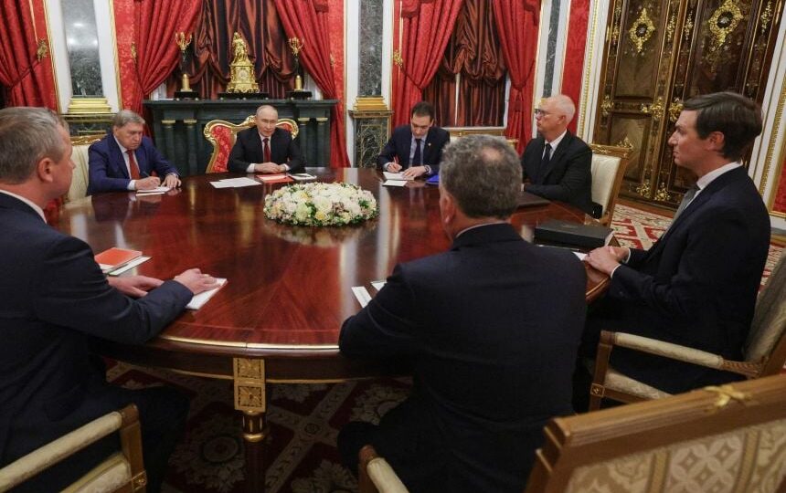 Putin meets Trump envoys as fresh Ukraine peace effort begins