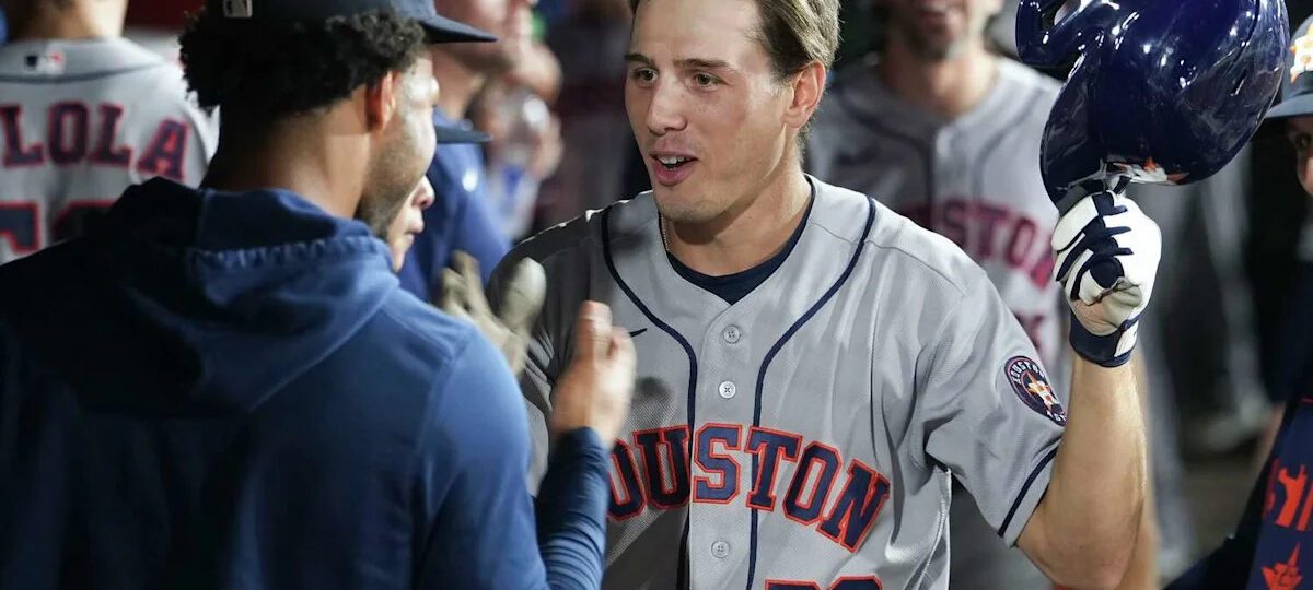Rookie Lucas Spence hits 3 home runs as Astros beat Athletics to stay tied for AL West lead