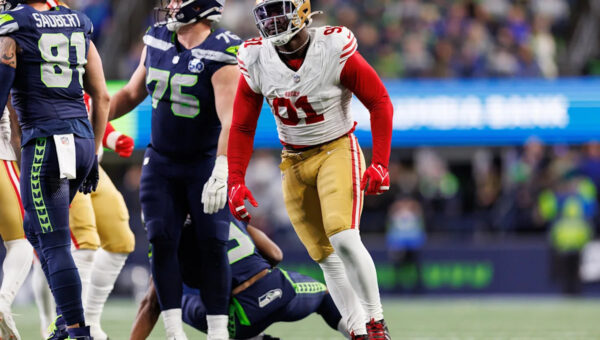 49ers pass rush takes another hit as starter listed as questionable with a foot injury