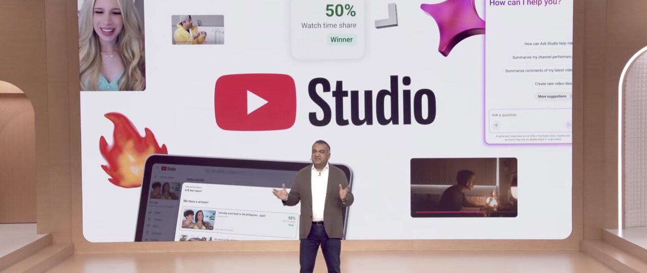 YouTube releases new AI features for creators within its Studio app