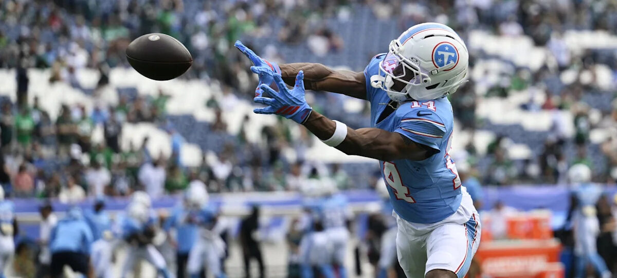 Carnell Tate not a big factor in Week 2