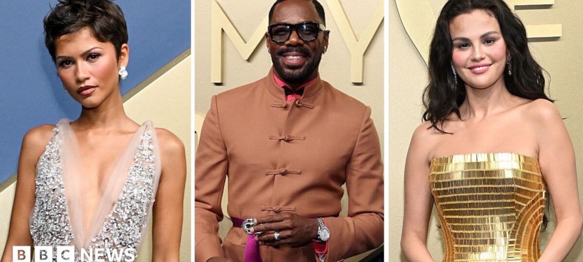 Watch: Selena Gomez, Zendaya and other stars light up Emmys red carpet