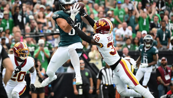 Dallas Goedert held to one catch