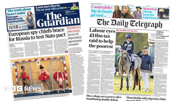 The Papers: ‘Russia to test Nato pact’ and ‘Labour eye tax raid’