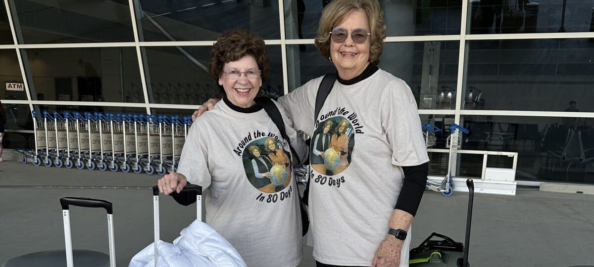 We’re best friends in our 80s. We’ve traveled to 53 countries together — and have no plans of stopping anytime soon.
