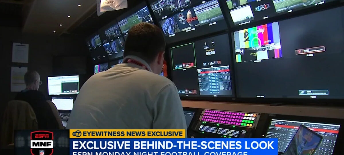 Exclusive look at ESPN's Monday Night Football production as Bears take on Eagles