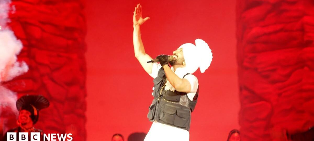 Diljit Dosanjh makes history under the famous Wembley arch