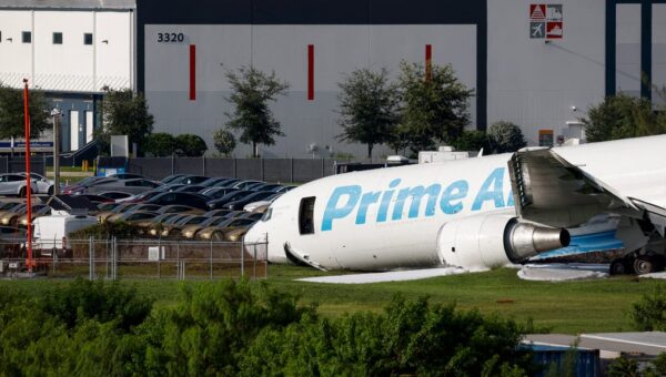 The Amazon cargo plane that crashed in Miami nearly hit a parking lot full of Tesla Cybercabs
